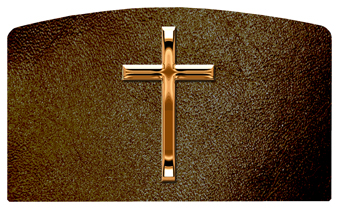 DACRO-510-CP-SH-BR Copper Single Cross Shimmer Brown